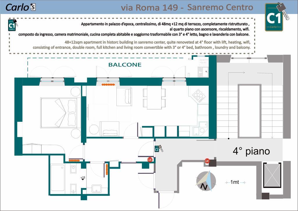 Carlo'S B149C - Sanremo Center Suite - Da Carlo - 외부 사진
